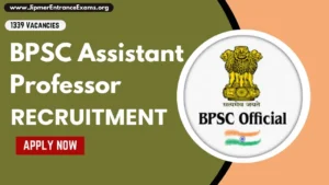 BPSC Assistant Professor Recruitment