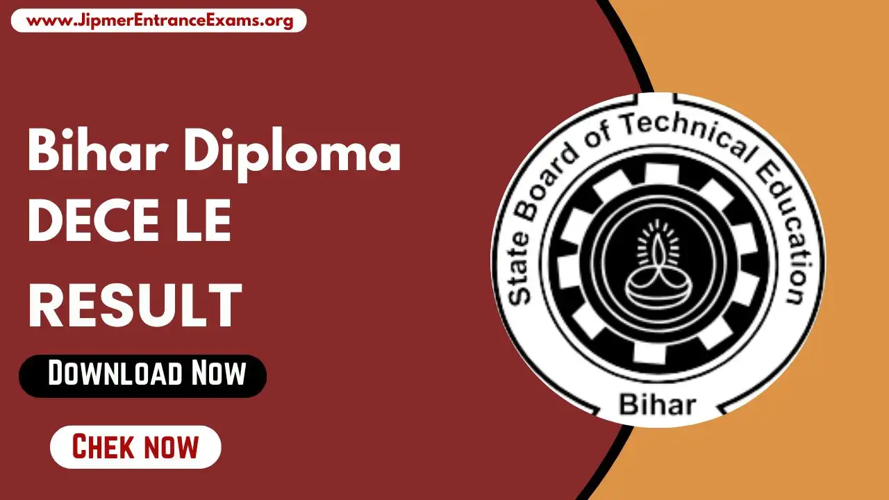 Bihar Diploma DECE LE Result