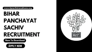 Bihar Panchayat Sachiv Recruitment