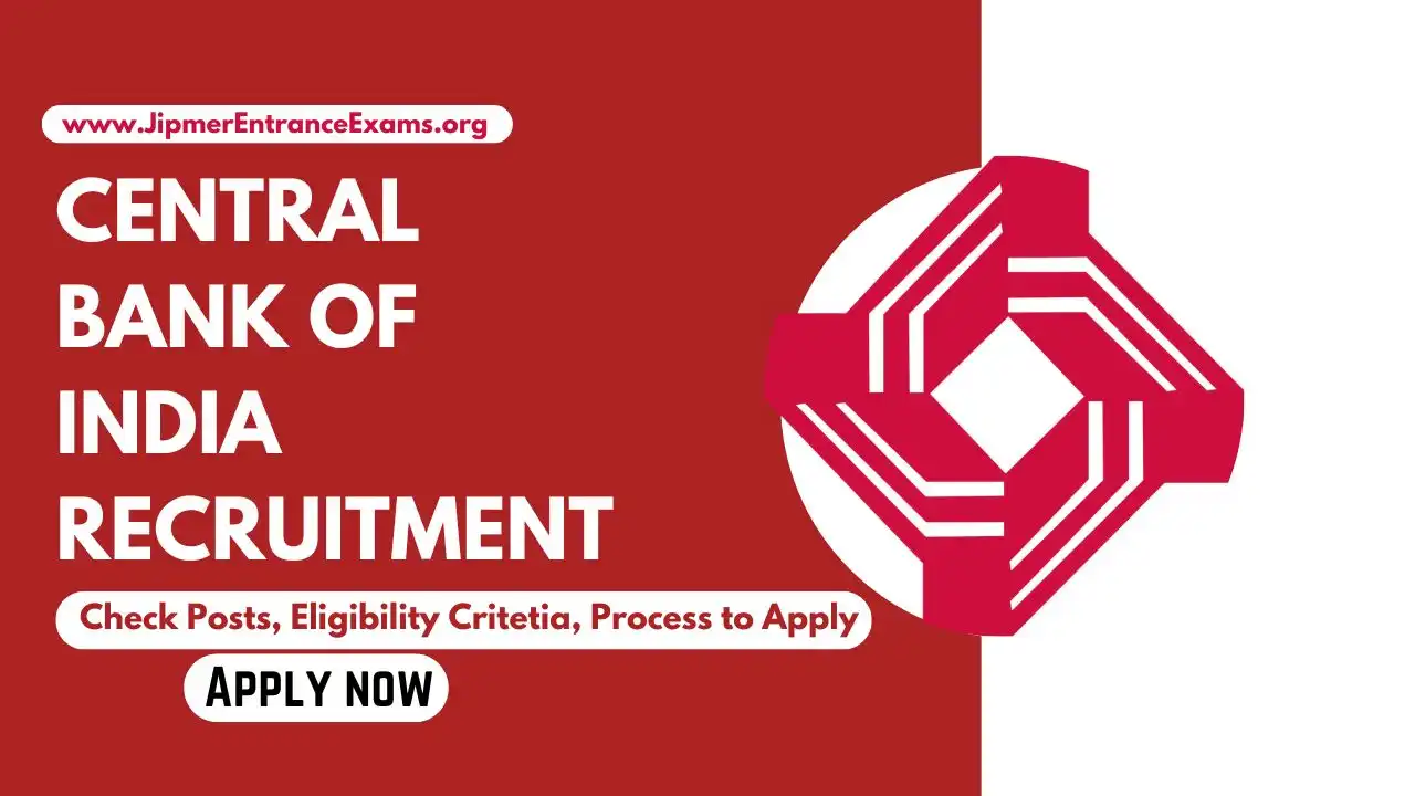 Central Bank of India Recruitment 2024