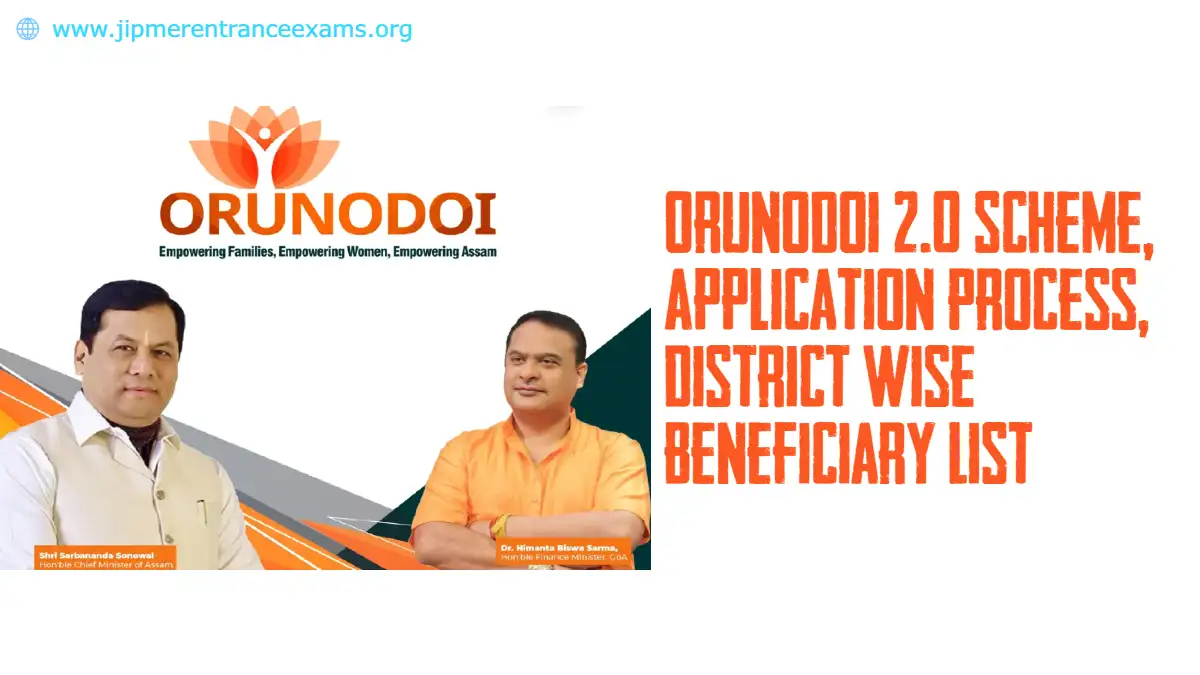 Orunodoi 2.0 Scheme, Application Process, District Wise Beneficiary List